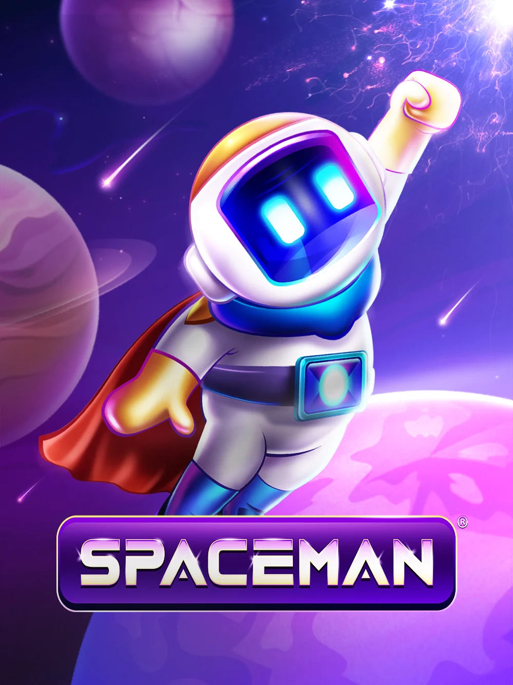 Juego de astronauta con vibra de multiplicador y casino online